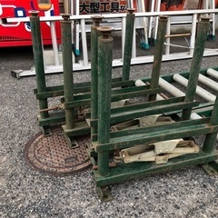 ローラーコンベア　長さ3M（2本）【10899409】の画像