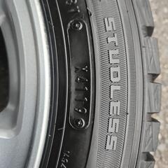 商談中です🙇広島　ダイハツ軽自動車用　スタッドレスタイヤ　ホイール付き　4本セット　155 65 14 の画像