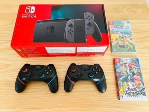 決まりました　NintendoSwitch 任天堂　スイッチ　本体　スラブラ　あつまれどうぶつの森
