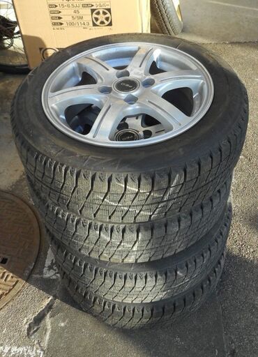 ジョーダン① スタッドレスタイヤホイール 4本セット 155/65R14 アルミ付スタッドレスタイヤ4本セット 155/65R14 4H PCD100 14×5.5J ET+45