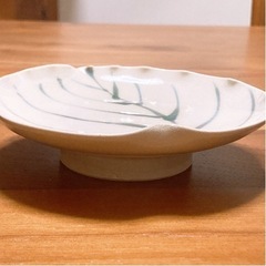 リーフ　お皿　陶器　セット　複数の画像