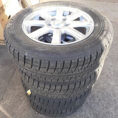 195/65R15・PCD100-5H スタッドレスタイヤ アルミホイール4本セット