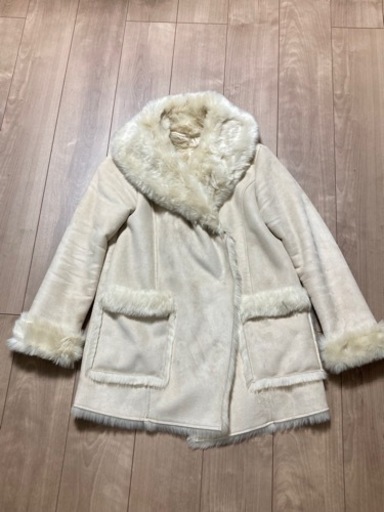 クローラ crolla フェイクムートン ファーコート レディース