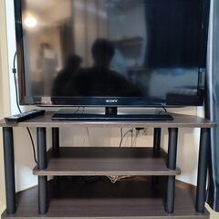 32型液晶テレビ（SONYブラビア, 2012年製造）＆テレビ台