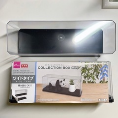 【新品】ダイソーコレクションボックスミニ ワイドタイプ２つ