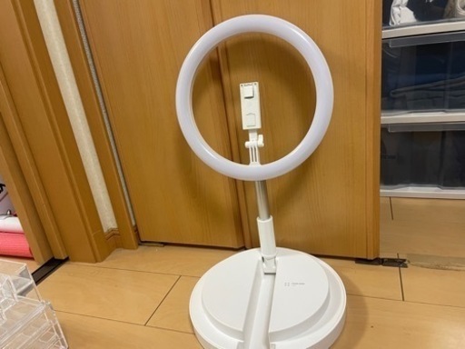 【新品】LEDリングライト折りたたみスタンド