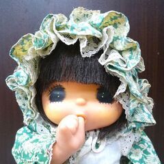 昭和レトロ 人形 セキグチ SEKIGUCHI 身長 約32cm 中古 ベビー服 苫小牧西店の画像