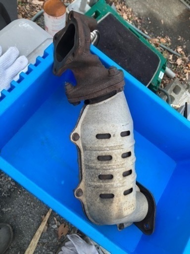 ジムニー　JB23 触媒　タービンアウトレット