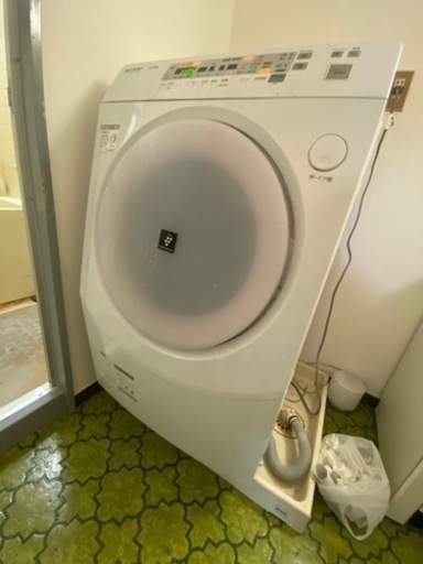 SHARP ドラム式洗濯機　ES-V520-PL