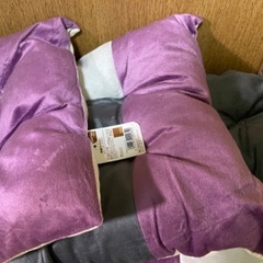 新品　セリア　クッション4個36×36