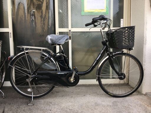 地域限定送料無料　パナソニック　ビビ　DX　8,9AH　新基準　24インチ　子供乗せ　黒　ナチュラ　アシスタ　神戸市　電動自転車