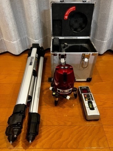 タジTAJIMA KJY レーダー　墨出し　エレベーター三脚セット　美品