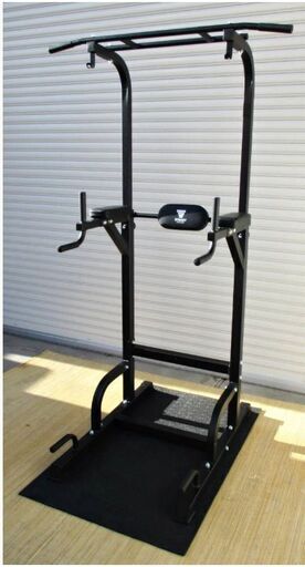 直接引き取り歓迎】STEADY　懸垂マシン　耐荷重150㎏　ぶら下がり健康器　懸垂バー　筋トレ　エクササイズ　マット付き