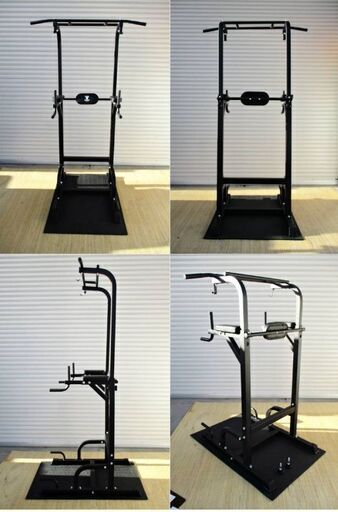 直接引き取り歓迎】STEADY　懸垂マシン　耐荷重150㎏　ぶら下がり健康器　懸垂バー　筋トレ　エクササイズ　マット付き