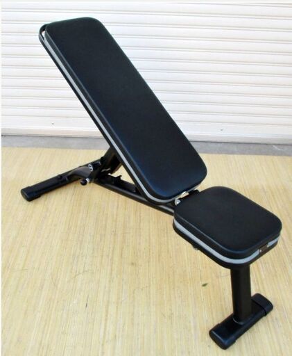 LEADING EDGE マルチポジションベンチ LE-B80　フラットベンチ トレーニングベンチ　耐荷重300㎏　リーディングエッジ