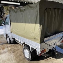 ご成約頂きました！ハイゼットトラック幌付き4WD5速エアコンパワステ軽トラの画像