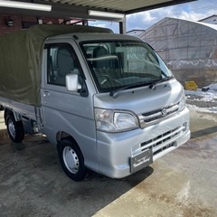 ご成約頂きました！ハイゼットトラック幌付き4WD5速エアコンパワステ軽トラの画像