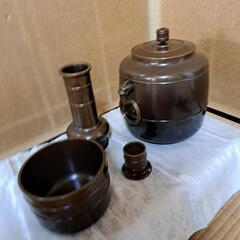 茶道具　秀峯　皆具　唐金　美品　古美術　骨董品の画像