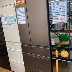 【高機能・高年式】MITSUBISHI 602L 6ドア冷蔵庫入...