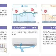 【値下新品取付料込】4kw 主に14畳用エアコンすぐ取付の画像