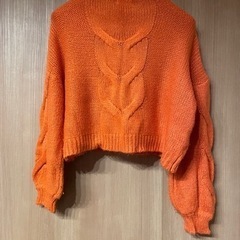 ANAP アナップ　オレンジニットセーター　フリーの画像