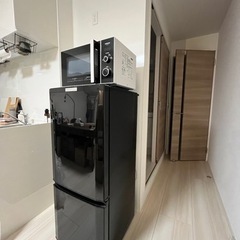 2020年購入　2ドア三菱冷凍冷蔵庫　ブラックの画像