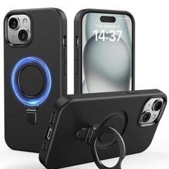 iPhone15ケース【360°回転スタンド·MagSafe対応...