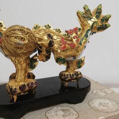 値下げ　龍　置物の画像