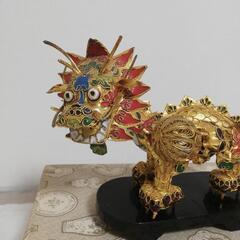 値下げ　龍　置物の画像
