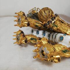 値下げ　龍　置物の画像