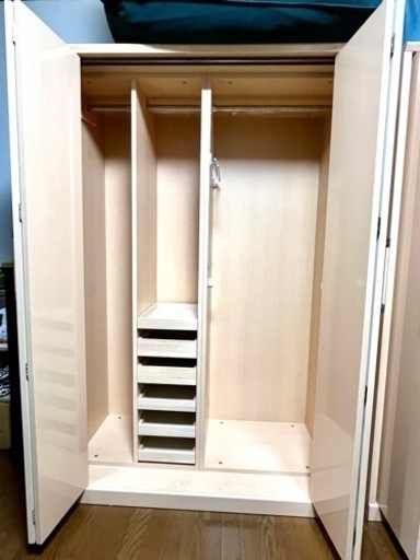 お値下げ　折戸式クローゼット（洋服タンス）美品
