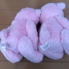 テディベア　２個　ピンクの画像