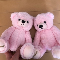 テディベア　２個　ピンク