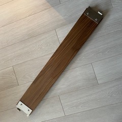 【ご相談中】無印良品 ステンレスユニットシェルフ 追加小棚　ウォールナットの画像