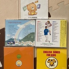 のりものDVD２枚　英語の歌、単語、童謡のCD５枚の画像
