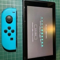 ニンテンドースイッチ　ジョイコン　ネオンブルーの画像