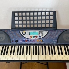 【再投稿】ヤマハ電子キーボード（スタンド付）