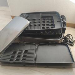 【象印】 ホットプレート 焼肉+たこ焼き+平面