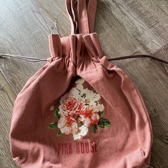 【500円】ピンクハウス　PINK HOUSE 巾着トートバッグの画像