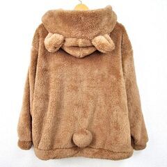 1着1100円 WEGO もこもこくまパーカー Fサイズ お友だちやカップルさんに💕の画像