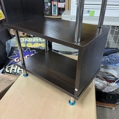 【未使用品‼️】定価4,580円♪ Bestier 40cm幅サイドテーブル ナイトテーブル ミニシェルフ オープンラック 多目的棚 ダークブラウン♪の画像