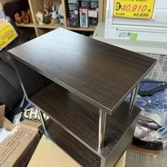 【未使用品‼️】定価4,580円♪ Bestier 40cm幅サイドテーブル ナイトテーブル ミニシェルフ オープンラック 多目的棚 ダークブラウン♪の画像