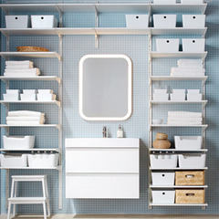 IKEAのアルゴートです。壁面収納のセットです。（ALGOT)