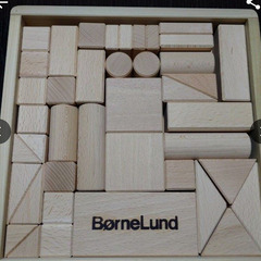 ※美品※ボーネルンド 積み木 白木 Sの画像