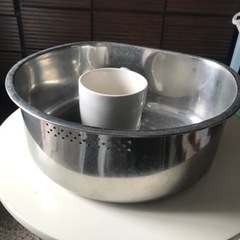 ステンレス　タライ　たらい　洗い物にの画像