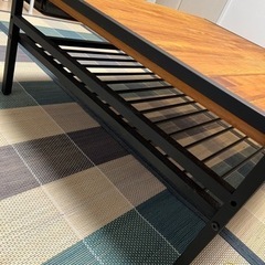 受取決定済★ウッドテーブル★ベロアソファー★の画像