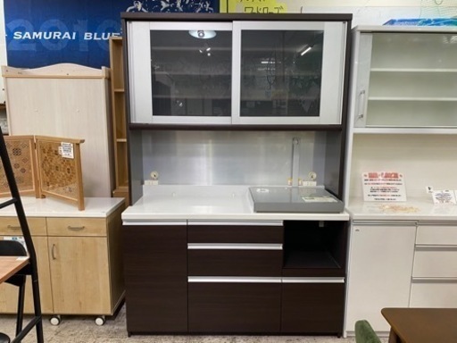【愛品館 江戸川店 キッチンボード】Pamouna（パモウナ）ワイドキッチンボード  ID:151-008072-007
