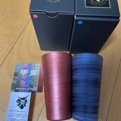 有田焼　タンブラー　限定品　甲冑シリーズ