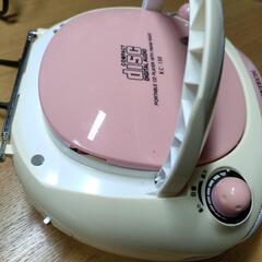 WINTECH CDラジオ(ピンク)の画像