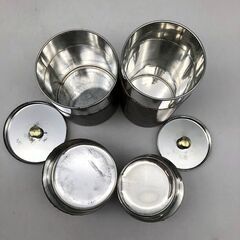 ss5836　桜皮細工　茶筒　2本セット　茶匙1個付き　樺細工　フキ　蕗　茶葉　容器　ケース　茶道具　伝統工芸品　木工　茶缶　お茶　コーヒー　珈琲　和風　小物の画像
